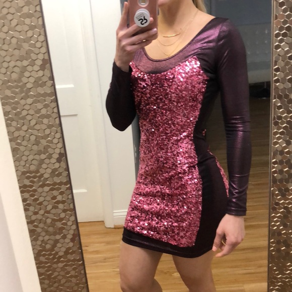 Sequins Mini Dress - Picture 1 of 7